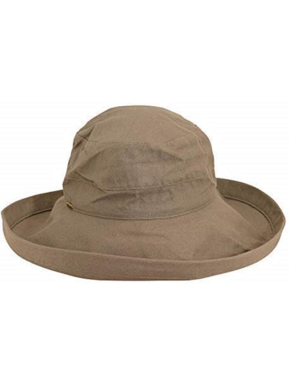 Stylish Wide Brim Sun Hat for Women, Cotton, UPF 50+ UV Protection, Packable